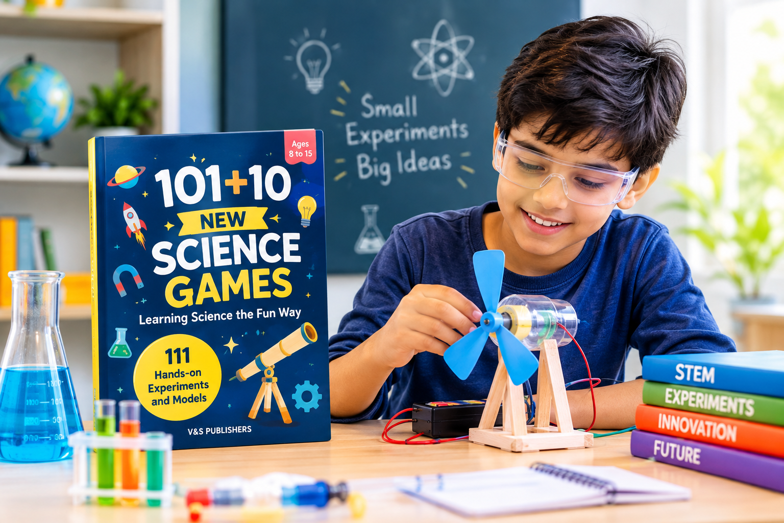 101+10 New Science Games STEM activity book for children